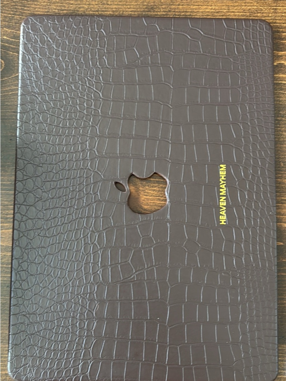 Heaven Mayhem Brown Laptop 13 Inch Case